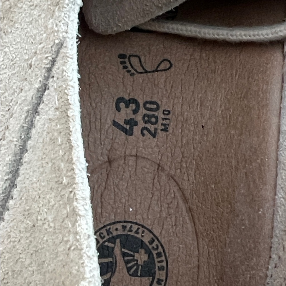 Birkenstock Uppsala Low Men's Taupe Suede Sneaker Shoe Size 43/10 - Picture 6 of 8